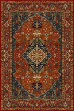 DYWAN DYWILAN SUPERIOR KASIM RUBIN 200x300 WEŁNA