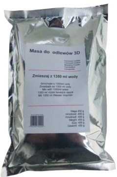 КОПИРУЮЩАЯ МИКСИРУЮЩАЯ МАССА ДЛЯ МОЛДИНГА ТЕЛЕСНЫХ ЧАСТЕЙ 450 г