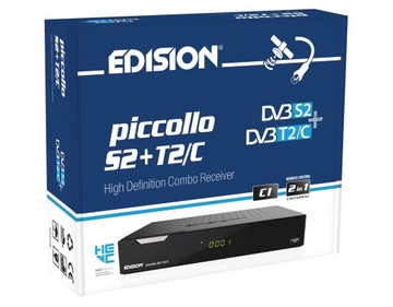 ODBIORNIK COMBO EDISON PICCOLLO S2+T2/C H.265/HEVC HBBTV