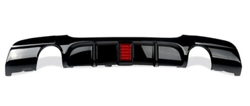 Spoiler Dyfuzor Dokładka BMW E90 E91 CZARNY POŁYSK