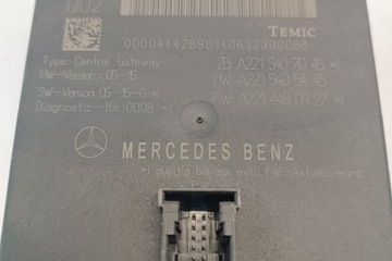 MODUL POHODĚ MERCEDES-BENZ S (W221) A2215407045 3.0L DIESEL 155KW 2006