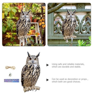 Репелленты от птиц Cutainsforbedroom Owl для сада