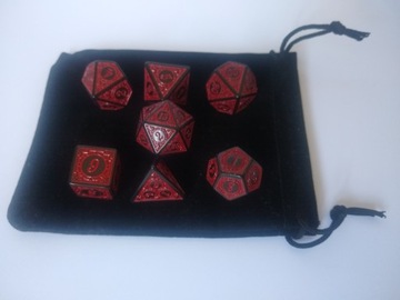Набор кубиков DnD D&D Fire Genasi для ролевой игры