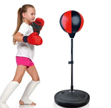 ZESTAW BOKSERSKI boks dla dzieci GRUSZKA RĘKAWICE