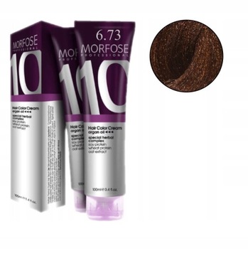 MORFOSE 10 CREME FARBA DO WŁOSÓW KREM KOLORYZUJĄCY ARGAN OIL 6.73 100ML