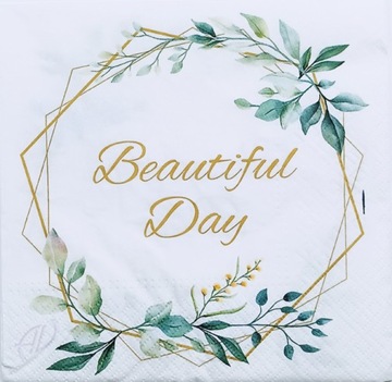 Салфетка бумажная для декупажа Beautyful Day - 1 шт.