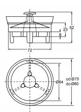 ЗАПАХОВЫЙ КЛАПАН ДЛЯ СИФОНА ДУША
