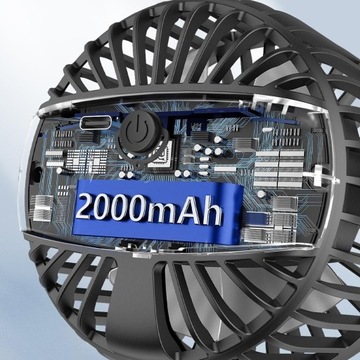 МИНИ-НАСТОЛЬНЫЙ ВЕНТИЛЯТОР БЕСПРОВОДНОЙ ВЕНТИЛЯТОР С USB-КРЕПЛЕНИЕМ 360° ДЛЯ СТОЛЛА