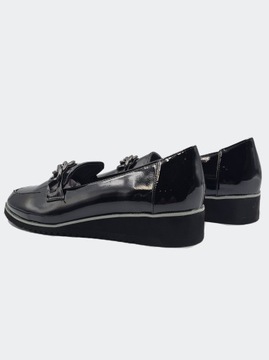 МОКАСИНЫ, РАСКРАШЕННАЯ ОБУВЬ, ПЛАТФОРМА, ЦЕПЬ 36