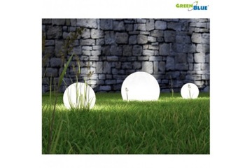 Большой светодиодный садовый светильник на солнечной батарее MILKY BALL 30см