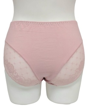 WYSOKIE FIGI DAMSKIE Dorimodes BAWEŁNA z KORONKĄ XXL DUŻE ROZMIARY