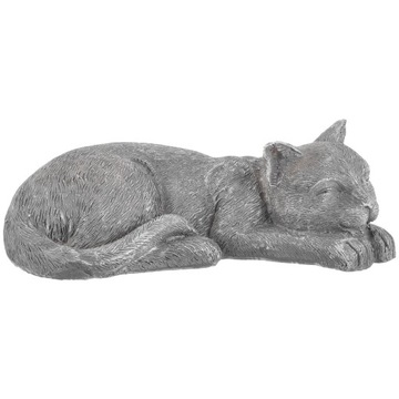 СТАТУЯ ПАМЯТИ ЖИВОТНОГО СПЯЩИЙ КОШКА НА УЛИЦЕ