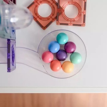 МАГНИТНЫЕ БЛОКИ CONNETIX BALL RUN PASTEL 106 ЭЛЕМЕНТОВ