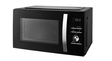 Kuchenka mikrofalowa, mikrofalówka Quigg, 25L, 850W, czarna, gril