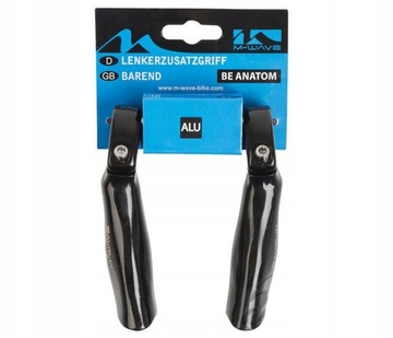 Анатомические алюминиевые рожки на руль велосипеда