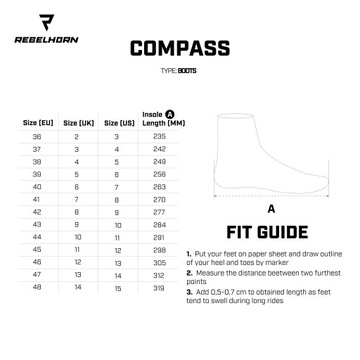 REBELHORN buty COMPASS black r. 45
