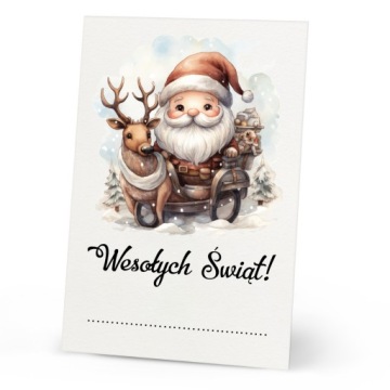 ПОДАРОЧНЫЕ ЭТИКЕТКИ праздники Новогодние бирки (10 шт.)