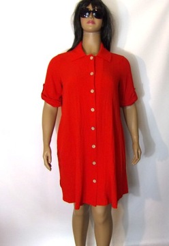 NINA LEONARD koszulowa sukienka plus size 48/50