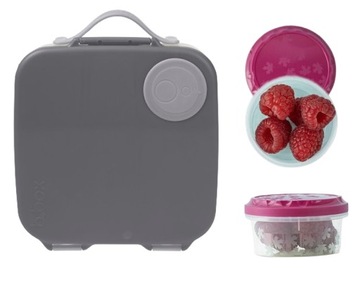 B.BOX Śniadaniówka Lunchbox GRAPHITE 2000ml bbox z pojemnikiem