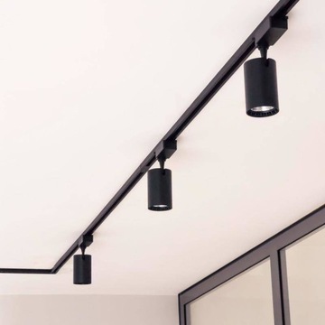 Прожектор на треке GU10, черный, X-LINE, STR-GU10-B