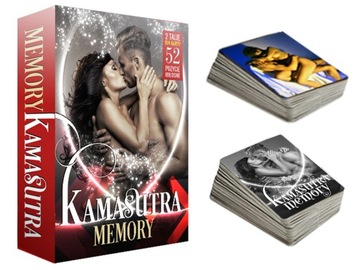 GRA KARCIANA KAMASUTRA MEMORY 52 POZYCJE MIŁOSNE