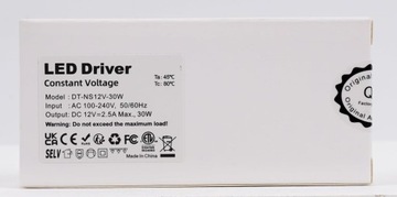 СВЕТОДИОДНЫЙ ТРАНСФОРМАТОР 240 12В постоянного тока 2,5А LED MR11, MR16