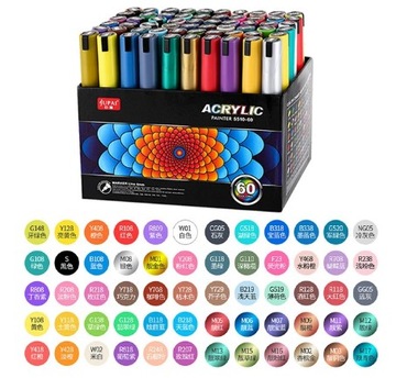 MARKERY AKRYLOWE WODOODPORNE 60SZT/KPL PROMARKERY