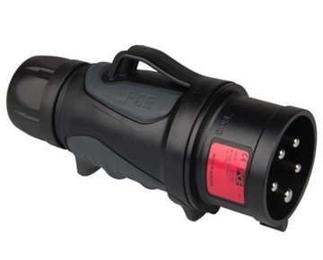 PCE 0153-6x Wtyczka Grip 16A 5Pin 400V IP44/54