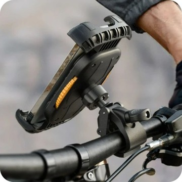 ВЕЛОСИПЕДНЫЙ ДЕРЖАТЕЛЬ ТЕЛЕФОНА ДЛЯ ВЕЛОСИПЕДА, МОТОЦИКЛА, СКРУЧЕННЫЙ, АНТИВИШОКОВЫЙ, 360°