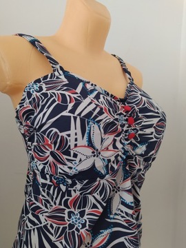 TCM XL/XXL 48 tankini usztywniane góra kostiumu kąpielowego