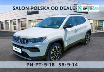 Jeep Compass II SUV Facelifting 1.5 MHEV T4 130KM 2023 Jeep Compass 1.5 T4 mHEV Limited FWD SS DCT SalonPL FVat Od Reki 1.5