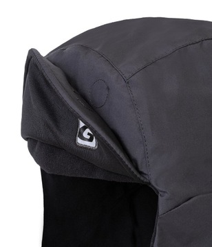 GRAFF ТЕПЛАЯ ЗИМНЯЯ ШАПКА С КОЗЫРЕМ + МАСКА