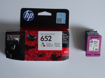 Пустой картридж HP 652 Трицветный, красочный
