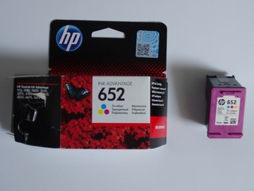 Pusty cartridge HP 652 Tri- colour , kolorowy