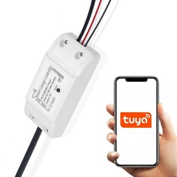 STEROWNIK DO BRAMY GARAŻOWEJ MODUŁ Z CZUJNIKIEM OTWARCIA TUYA SMART WiFi