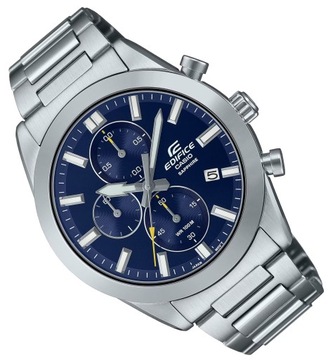 Chronograf męski zegarek na stalowej bransolecie Casio Edifice EFB-710D