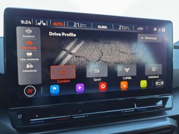 Cupra Leon II Sportstourer 2.0 TSI 245KM 2024 Cupra Leon Sportstourer App Nawigacja Kamera Reflektory LED Lane assist Te, zdjęcie 35