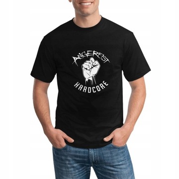 Angerfist Hardcore Męska koszulka modowa