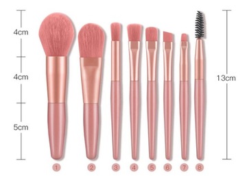 Набор кистей для макияжа Mini Travel, 4 цвета