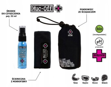 КОМПЛЕКТ ДЛЯ ЧИСТКИ СТЕКЛА MUC-OFF ВИЗОР