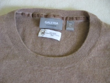 GALERIA CASHMERE 100% kaszmir sweter 46 L/XL