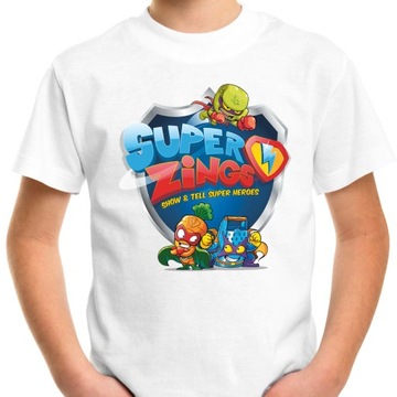T-SHIRT KOSZULKA DLA DZIECKA SUPER ZINGS 128 SUPER JAKOŚĆ