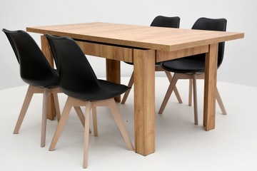 КОНАН стол 180 см и четыре стула