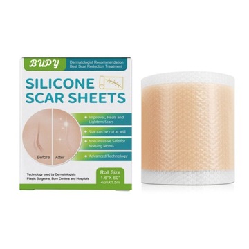 SILIKONOWY PLASTER NA BLIZNY - WIELOKROTNEGO UŻYTKU-WSZYSTKIE RODZAJE BLIZN