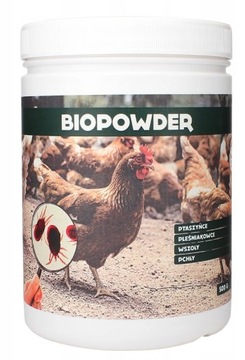 BIOPOWDER zwalcza PTASZYŃCA, PLEŚNIAKOWCA, WSZOŁY