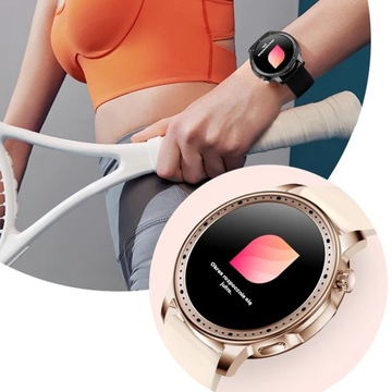 SMARTWATCH DAMSKI ZEGAREK MENU PL SPORT PULS ROZMOWY SMART WATCH + 2 PASKI