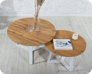 Metalowy biurowy stolik kawowy stół do firmy biura