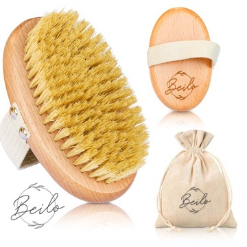 Щетка для сухого массажа Beilo Natural.