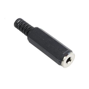 GNIAZDO JACK 3,5mm 3-PIN STEREO PLASTIK