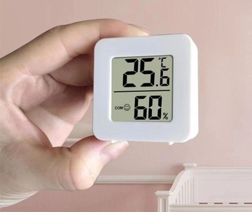 ГИГРОМЕТР ЭЛЕКТРОННЫЙ ТЕРМОМЕТР ЦИФРОВОЙ ДИСПЛЕЙ МИНИ-МЕТЕОСТАНЦИЯ